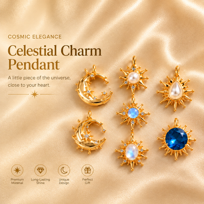 Celestial Charm Pendant Necklace