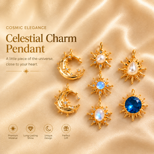 Celestial Charm Pendant Necklace