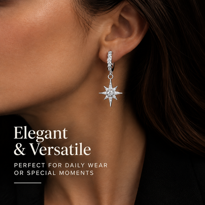 Star Drop Earrings