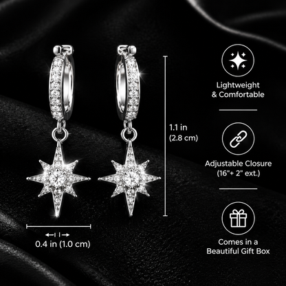 Star Drop Earrings